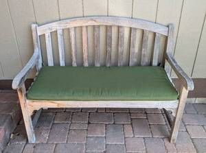 Country Casual Teak Patio Bench