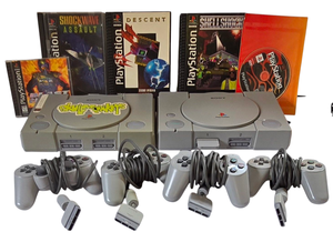 lot 162 image: Pair of PlayStation Consoles Plus Controllers