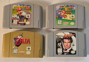 lot 168 image: Vintage Nintendo Game Pak Selection