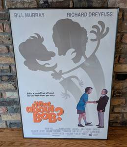 lot 91 image: What About Bob Framed Movie Poster