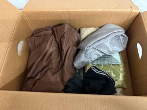 lot 76 image: Box of Vintage Drapes