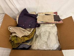 lot 78 image: Box of Vintage Drapes