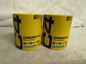 lot 96 image: 2 Bottles of C4 Original Pre-Workout - Icy Blue Razz