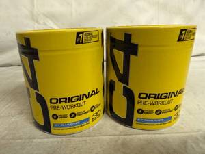 lot 97 image: 2 Bottles of C4 Original Pre-Workout - Icy Blue Razz