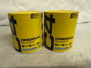 lot 98 image: 2 Bottles of C4 Original Pre-Workout - Icy Blue Razz