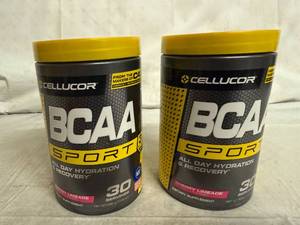 lot 100 image: 2 Bottles of Cellucor BCAA Sport Hydration - Cherry Limeade