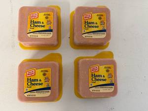 lot 91 image: 4x 16oz Ham & Cheese Loaf-Oscar Mayer