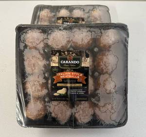 lot 94 image: 2x 2.5lbs Italian Meatballs-Carando