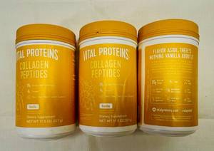 lot 41 image: 3x Vital Proteins- Collagen Peptides