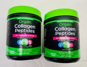 lot 42 image: 2x Orgain-Collagen Peptides