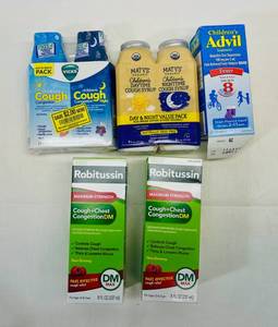 lot 51 image: Variety of Cough Medicines-Adult & Children