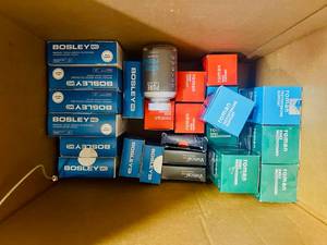 lot 57 image: Box of Bosley MD(3 Different Sizes), Viviscal & Roman For Men