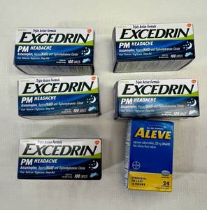 lot 72 image: Excedrin PM & Aleve