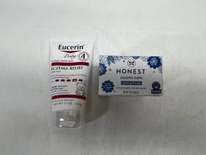lot 80 image: Honest Eczema Balm & Eucerin Eczema Relief
