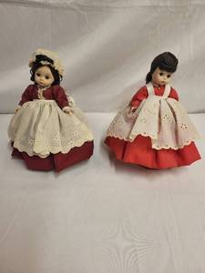 lot 146 image: Pair of Vintage Alexander-Kins Little Women Marme Dolls