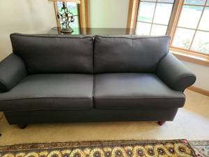 lot 17 image: Stylish Asko Sohva Navy Couch