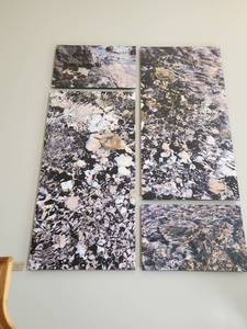 lot 46 image: Original Four-Piece Abstract Water Reflection Photography Prints From Kona, Hawaii