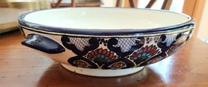 lot 276 image: Talavera Huerta Amozoc Puebla Mexico Serving Dish