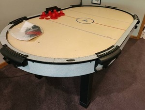 lot 295 image: Halex Air Hockey Table with Accessories