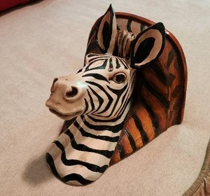 lot 309 image: Zebra Wall Mount Shelf