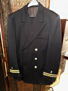 lot 337 image: Vintage Class of 1946 Naval Academy Naval Officer Jacket from Naval Uniform Shop