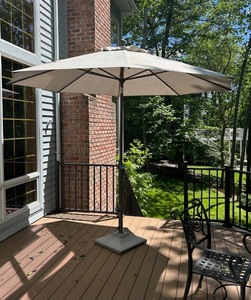 lot 100 image: ProShade Outdoor Patio Umbrella with Weighted Base
