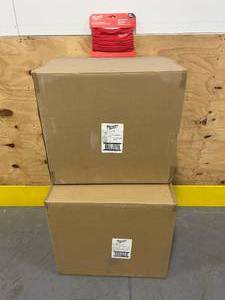 lot 7 image: MILWAUKEE Lot of 2 Cases of- Red Multi-Functional Neck Gaiters (160 total pieces)