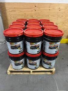 lot 10 image: LATEX-ITE Pallet of 24- 4.75 Gal. Ultra Shield Driveway Filler Sealant