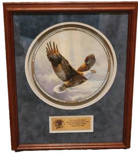 lot 27 image: The Face of Freedom North American Hunting Club Picture.  Number 208 of 2500