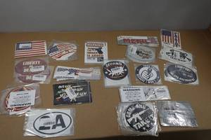 lot 113 image: Assorted Pro Gun2A Decal Stickers