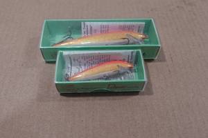 *2* Vintage Rapala Sinking Lures with Original Boxes
