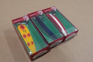 lot 158 image: 3 Eppingers Dardevle 4 Lures