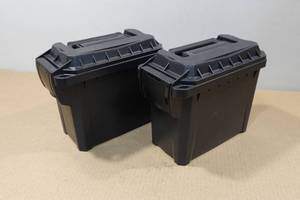 lot 170 image: 2 Plastic Ammo Boxes