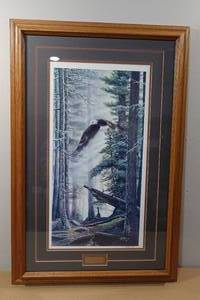 lot 183 image: Framed Print By Rick Kelley American Heritage