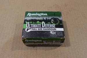 lot 190 image: 20 Remington Ultimate Defense .40 S&W 180 Gr Golden Saber BJ HP Ammo