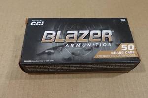 lot 191 image: 50 CCI Blazer Brass 9mm 124 Gr FMJ Ammo
