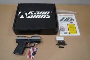 lot 1L image: NEW Kahr Arms CM9 9mm Semi-Auto Pistol - Stainless Finish