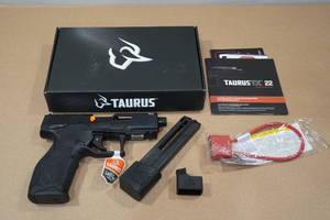 lot 1G image: NEW Taurus TX22 Gen 2 T.O.R.O. .22 LR Semi-Auto Pistol - Threaded Barrel, 2 Magazines