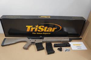 lot 1P image: NEW TriStar KRX Tactical 12 Gauge Semi-Auto Shotgun - 2 Magazines