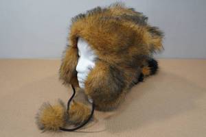 lot 73 image: Adult Faux Racoon Hat