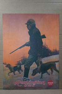 lot 186 image: 2 Authentic Reproduction of Remington 1912 Poster - Dogs & Wolves