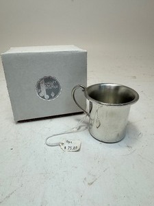 lot 41 image: Pewter Baby Cup