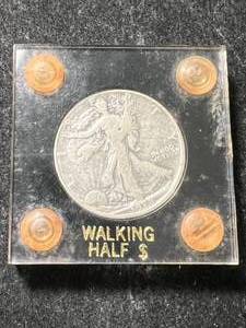 lot 10 image: 1938-D US WALKING LIBERTY HALF DOLLAR IN CASE (BETTER DATE)