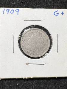 lot 20 image: 1909 US LIBERTY NICKEL