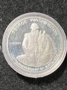 lot 35 image: 1982 US WASHINGTON COMMEM HALF DOLLAR IN AIRTITE