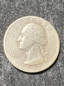 lot 39 image: 1942-S US WASHINGTON QUARTER