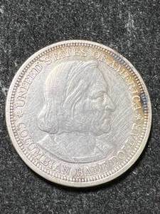 lot 58 image: 1893 US COLOMBIAN EXPO HALF DOLLAR