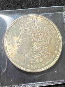 lot 69 image: 1921 US MORGAN SILVER DOLLAR