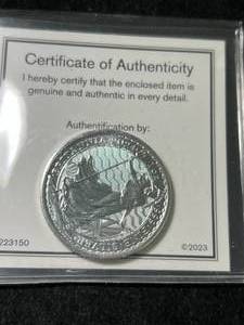 lot 96 image: 2024 BRITTANIA 1 TROY OZ .999 FINE SILVER