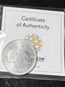 lot 98 image: 2024 SOUTH AFRICAN KRUGERRAND 1 TROY OZ .999 FINE SILVER